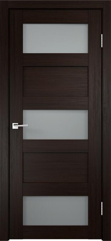 Межкомнатная дверь экошпон TREND со стеклом 3V