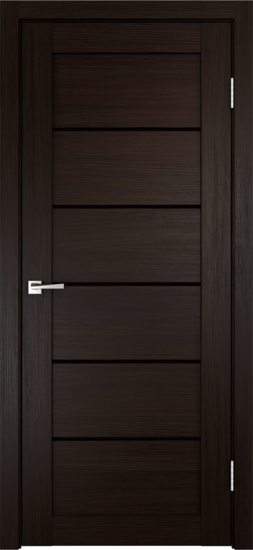 Межкомнатная дверь экошпон LINEA 1 со стеклом