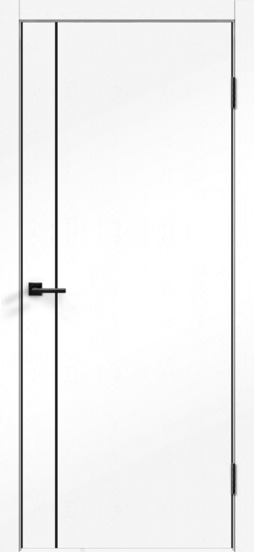 Межкомнатная дверь SoftTouch TECHNO BLACK облегченное MV1 глухое