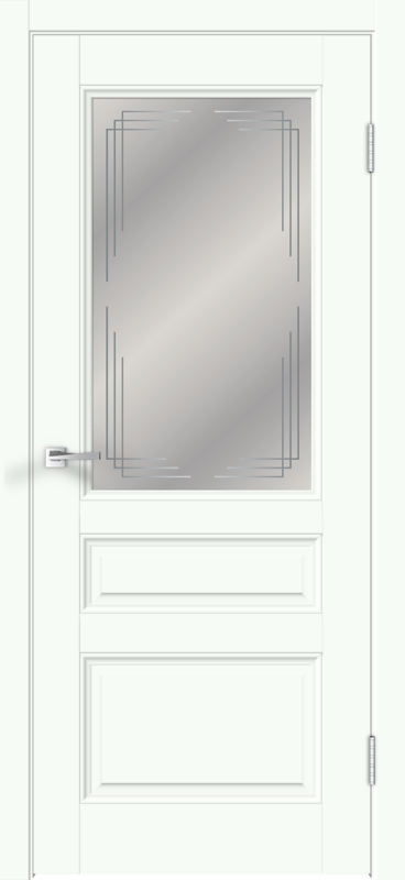 Межкомнатная дверь EMALUX VILLA со стеклом 3V