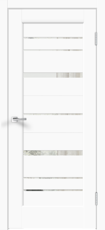 Межкомнатная дверь экошпон PREMIER 22 со стеклом