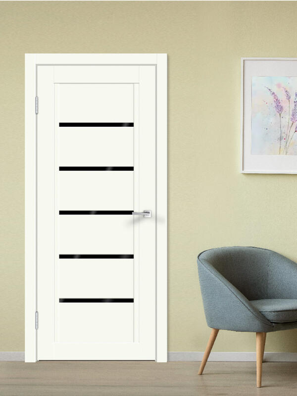 Межкомнатная дверь экошпон NEXT 1 со стеклом — изображение 6