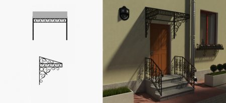 Козырёк К-15