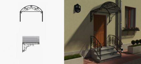 Козырёк К-16