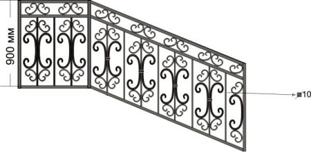 Перила КП-18